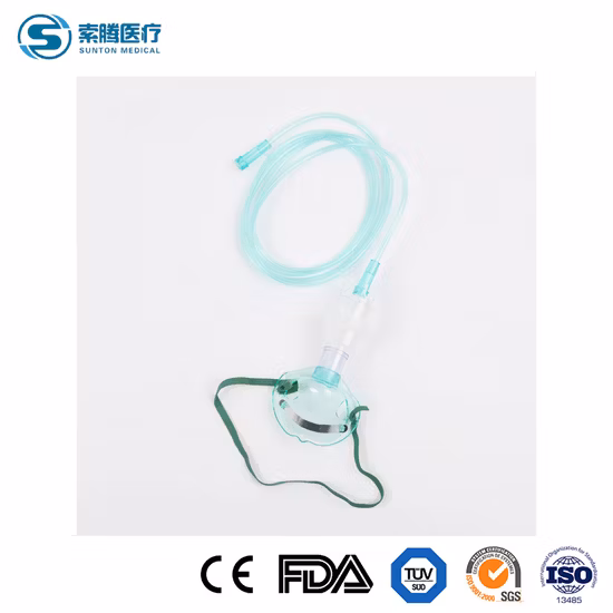 Masque Venturi à oxygène réglable avec kit nébuliseur et sac