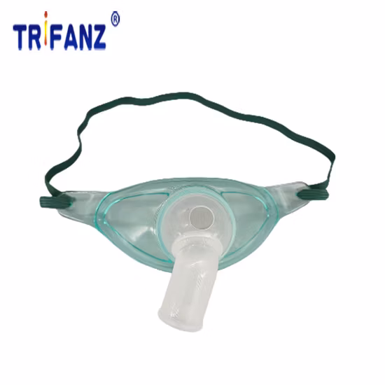 Masque à oxygène jetable à usage unique, masque médical, masque facial à oxygène pour adulte avec tubulure ISO13485