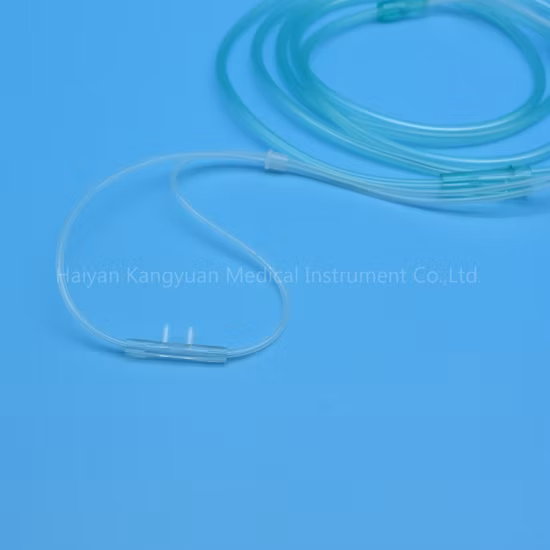 Tube nasal à oxygène jetable en PVC avec embouts souples